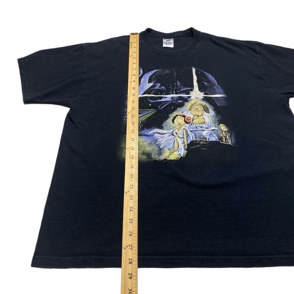 Family Guy Star Wars Darth Vader Tee Shirt Black 2007 Promo Sz XL - Picture 9 of 12